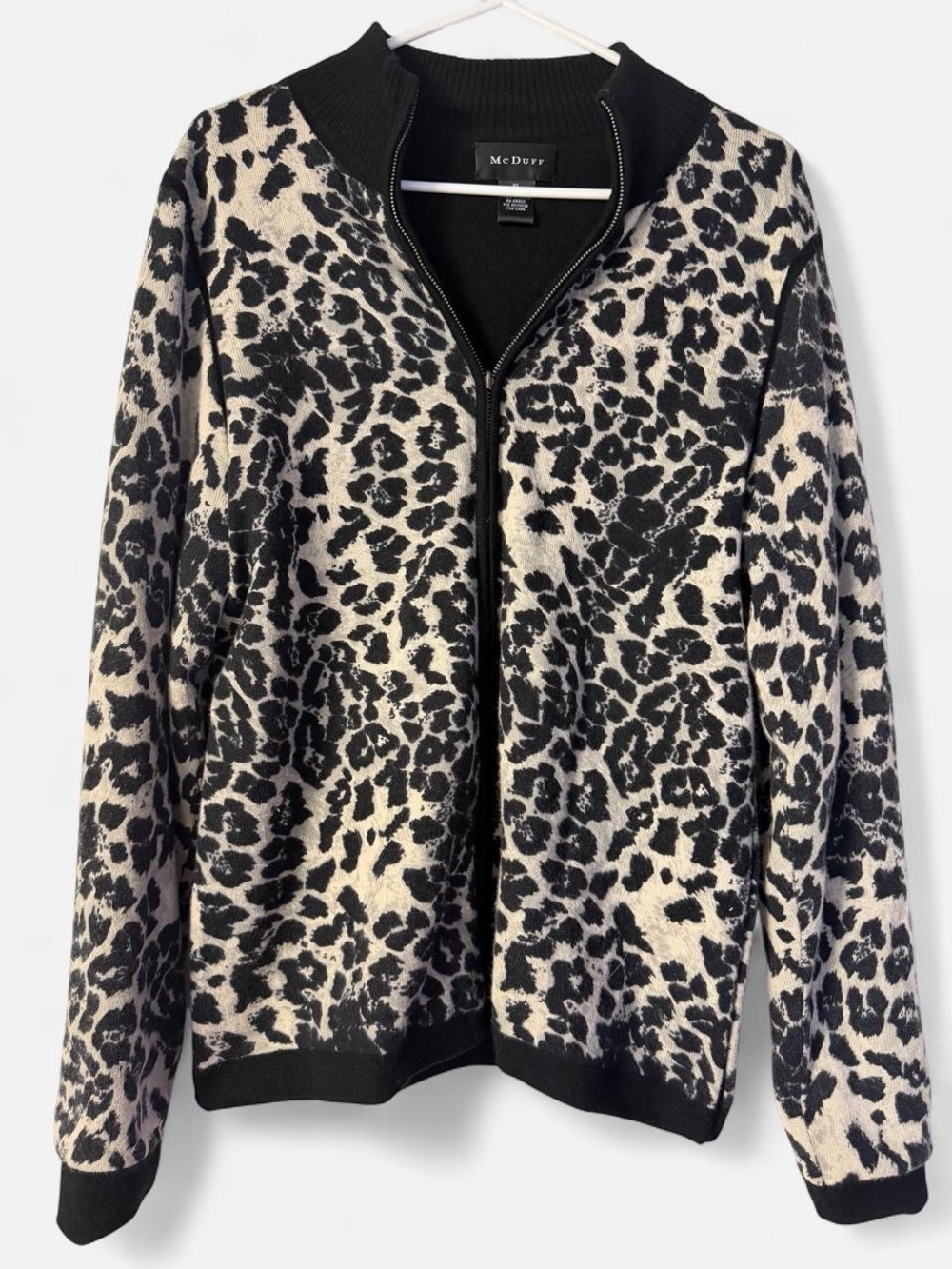 McDuff 100% cashmere zip up